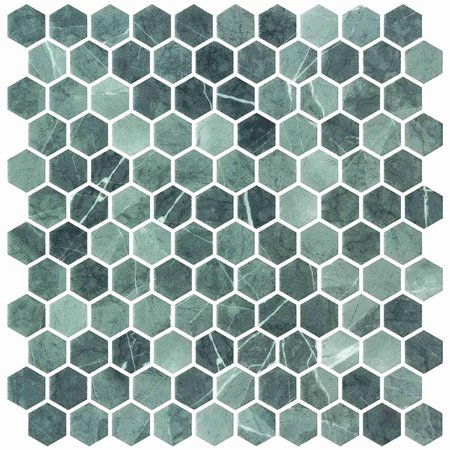 ANDOVA TILES ANDOVA TILES Trillions 0.01" x 0.01" Glass Honeycomb Tile ANDTRI566
